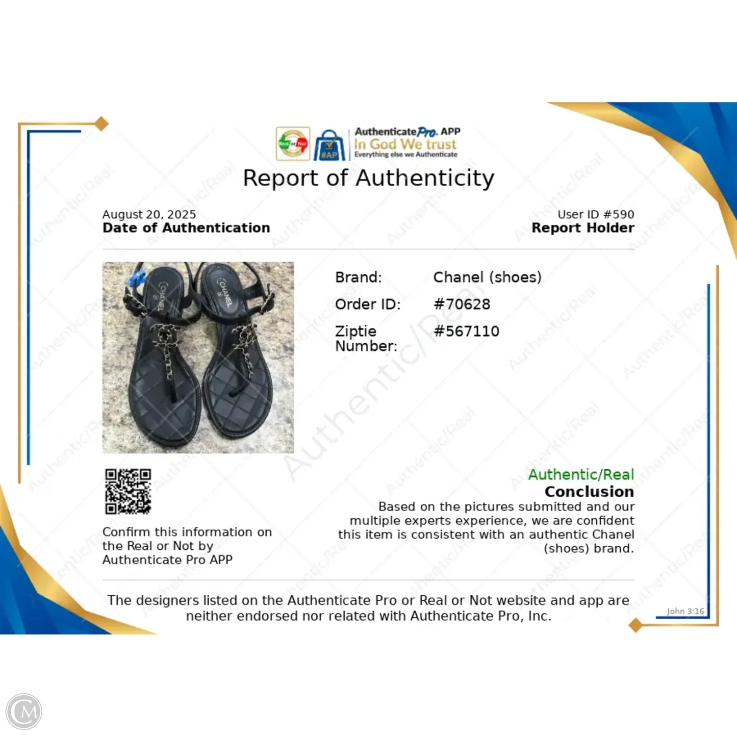 Sandals Luxury Designer By Chanel In Black, Size: 6