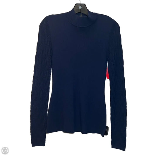 Top Long Sleeve By White House Black Market In Navy, Size: S