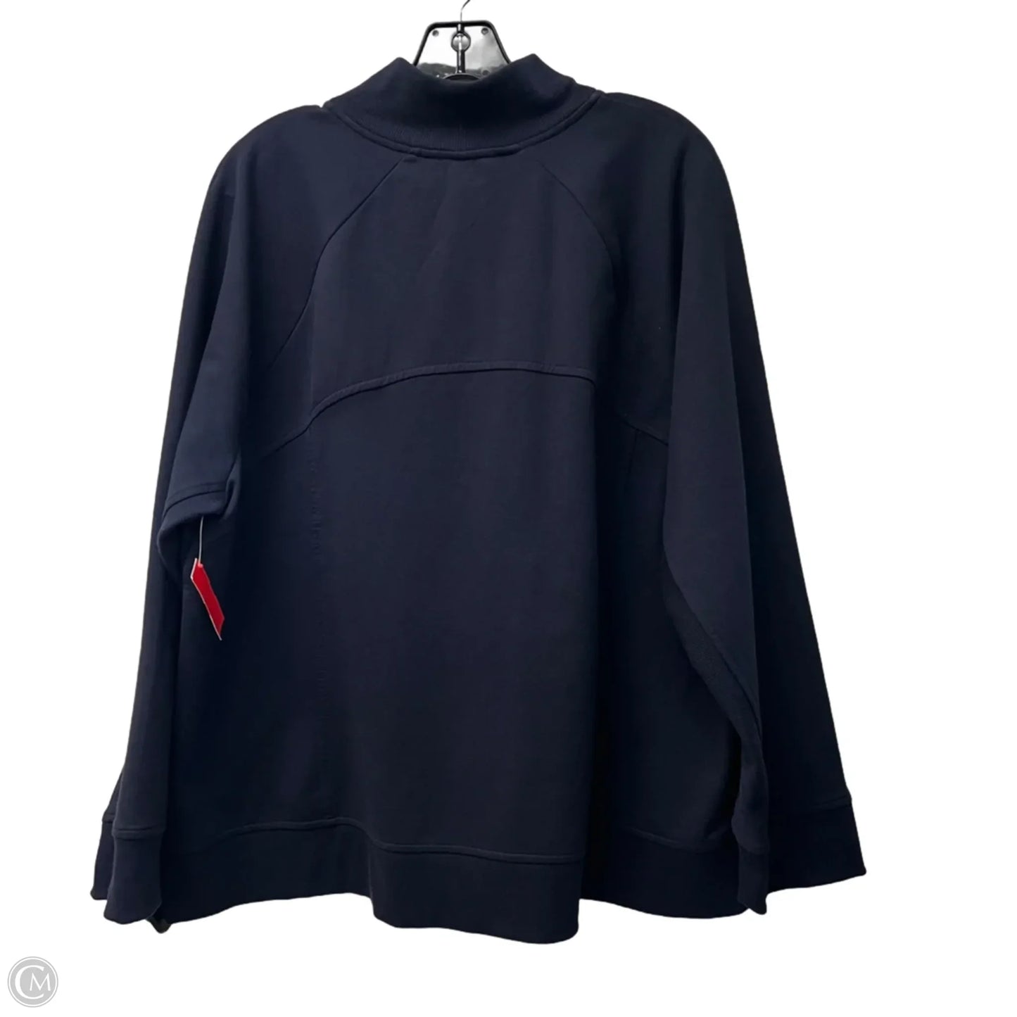 Athletic Jacket By Talbots In Navy, Size: 2x