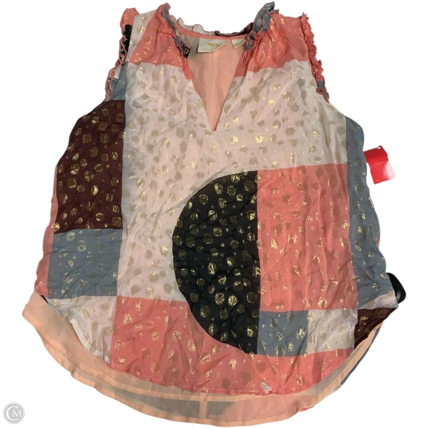 Blouse Sleeveless By Maeve In Multi-colored, Size: M