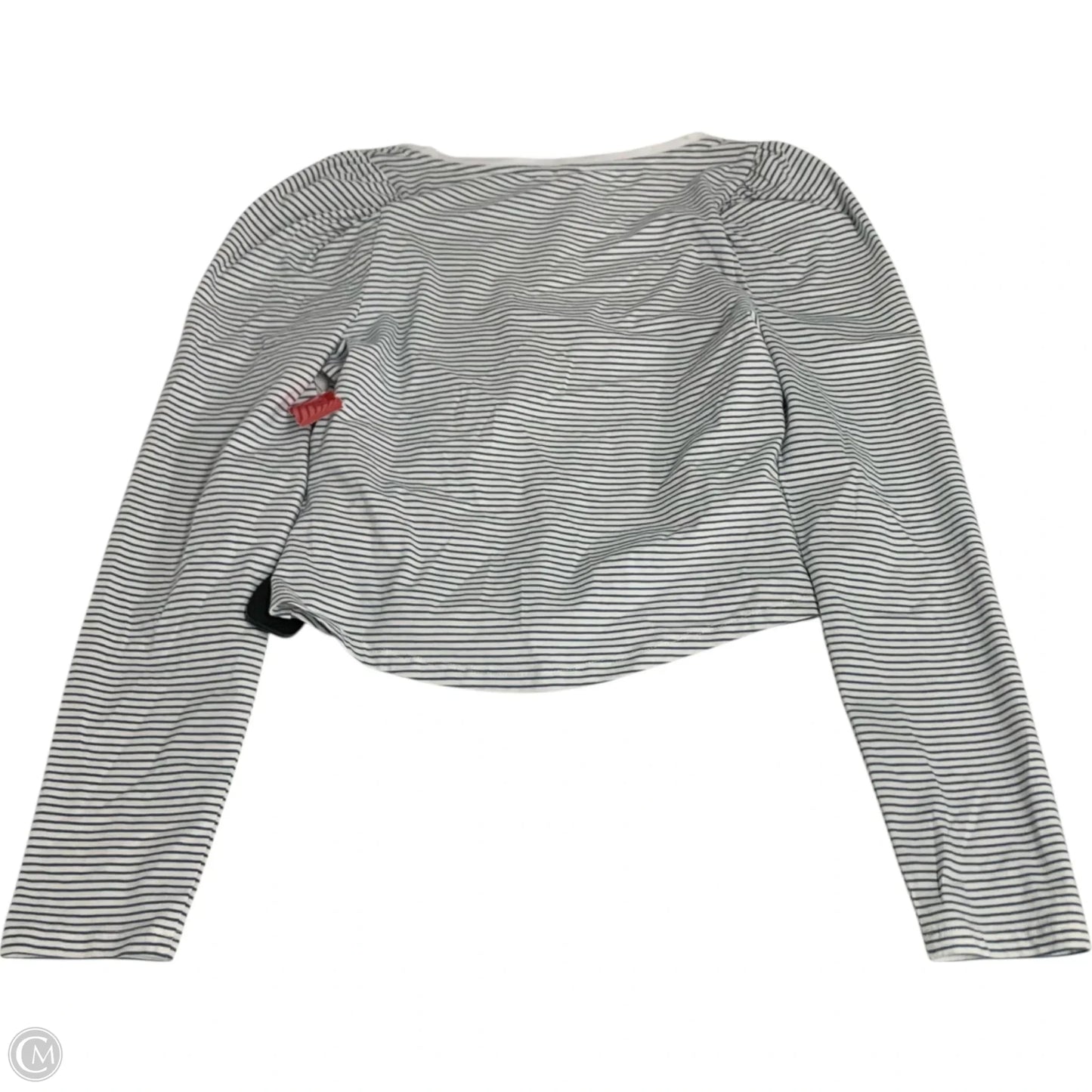 Top Long Sleeve By Maeve In Striped Pattern, Size: M