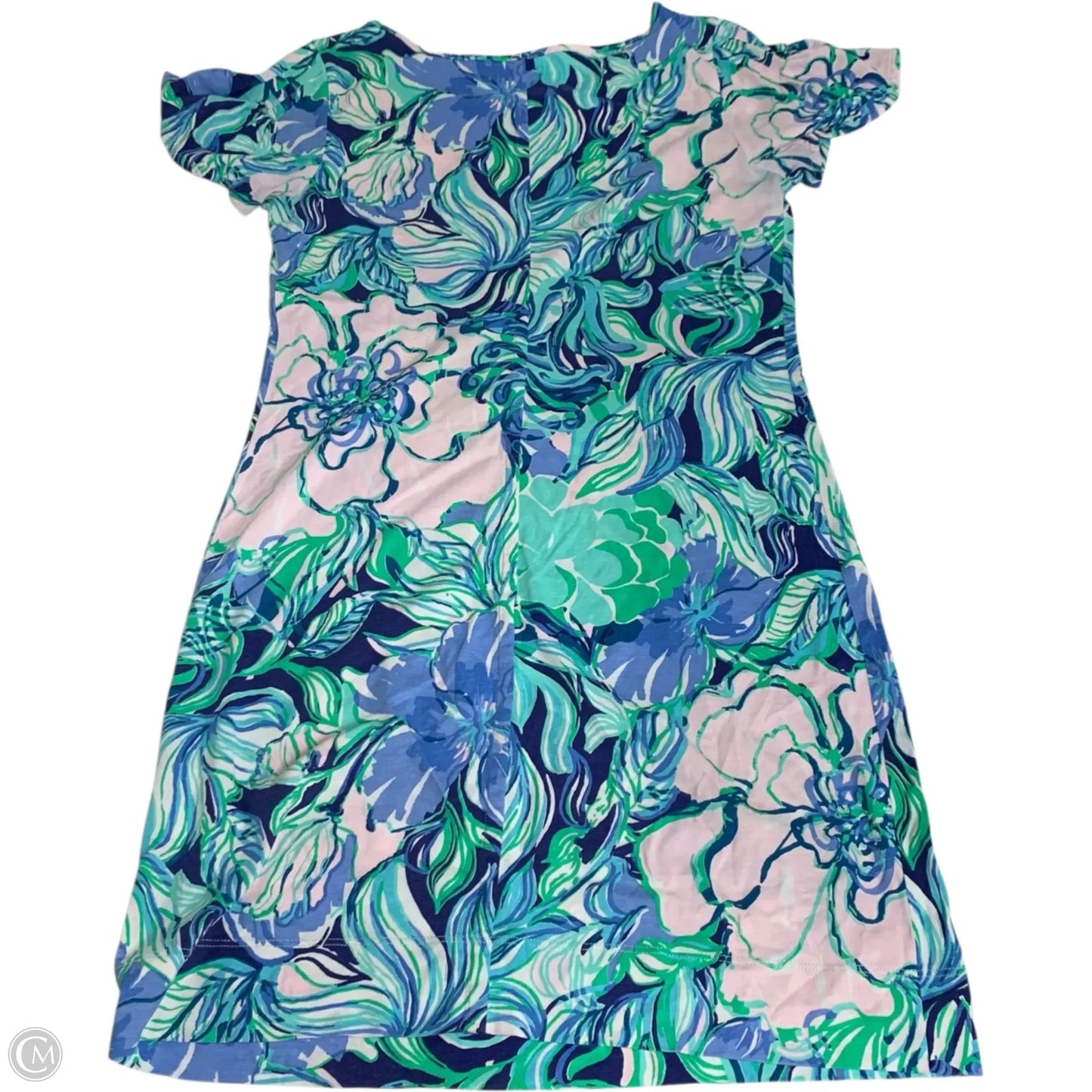 Dress Designer By Lilly Pulitzer In Blue & White, Size: S