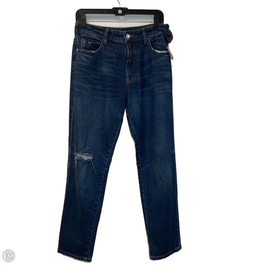 Jeans Straight By Pilcro In Blue Denim, Size: 2