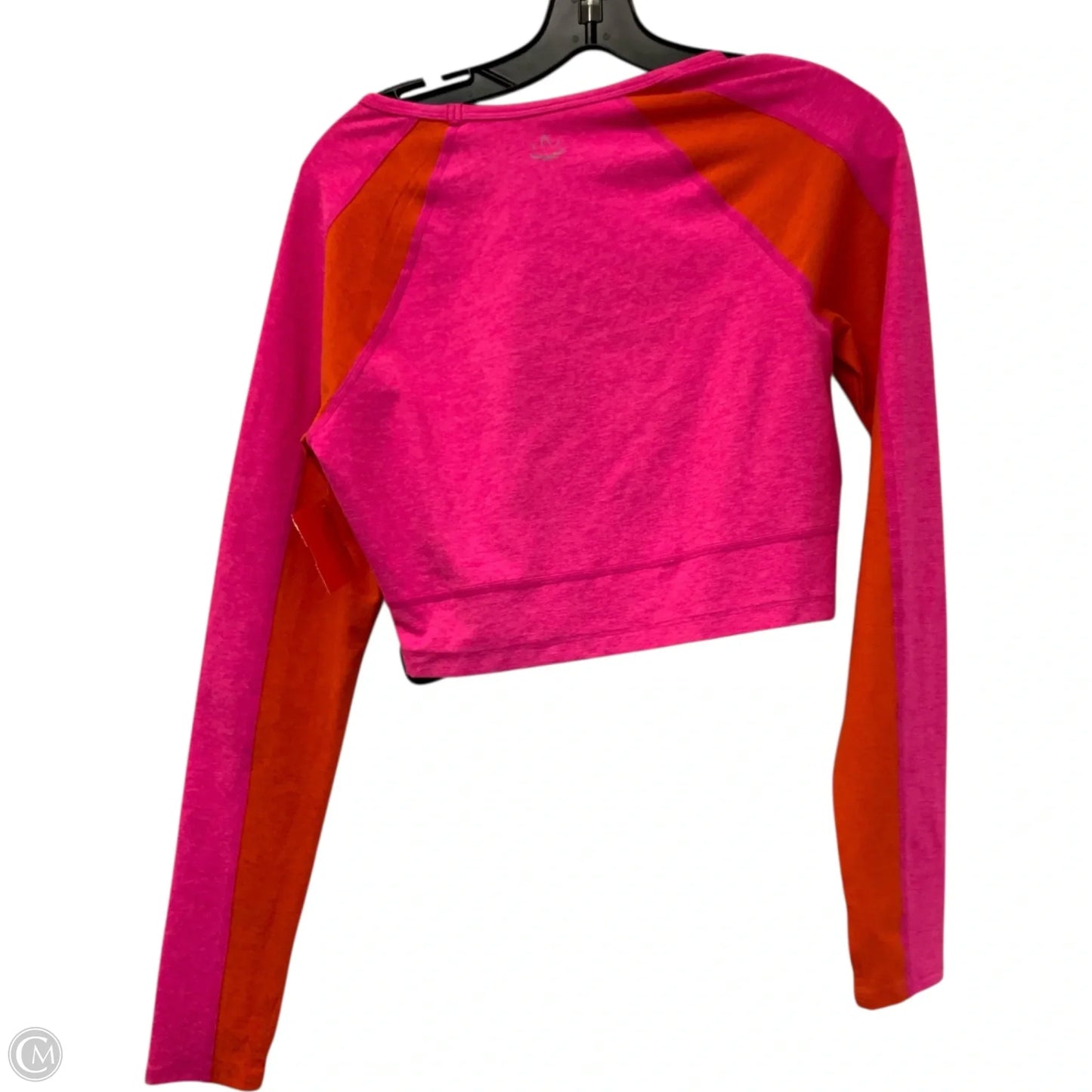 Athletic Top Long Sleeve Crewneck By Beyond Yoga In Orange & Pink, Size: M