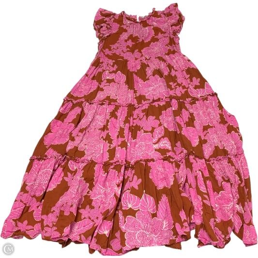 Dress Casual Maxi By Love The Label In Pink & Red, Size: M