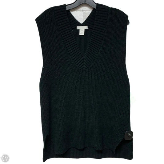 Vest Sweater By H&m In Black, Size: S