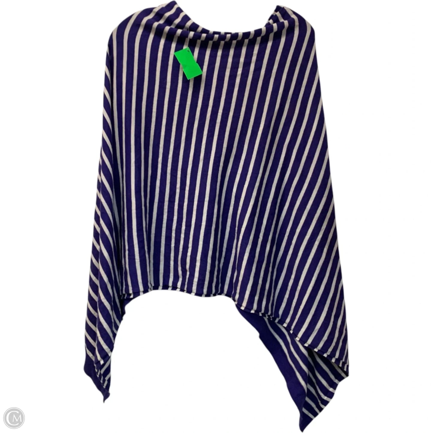 Poncho Designer By Lilly Pulitzer In Striped Pattern, Size: Osfm
