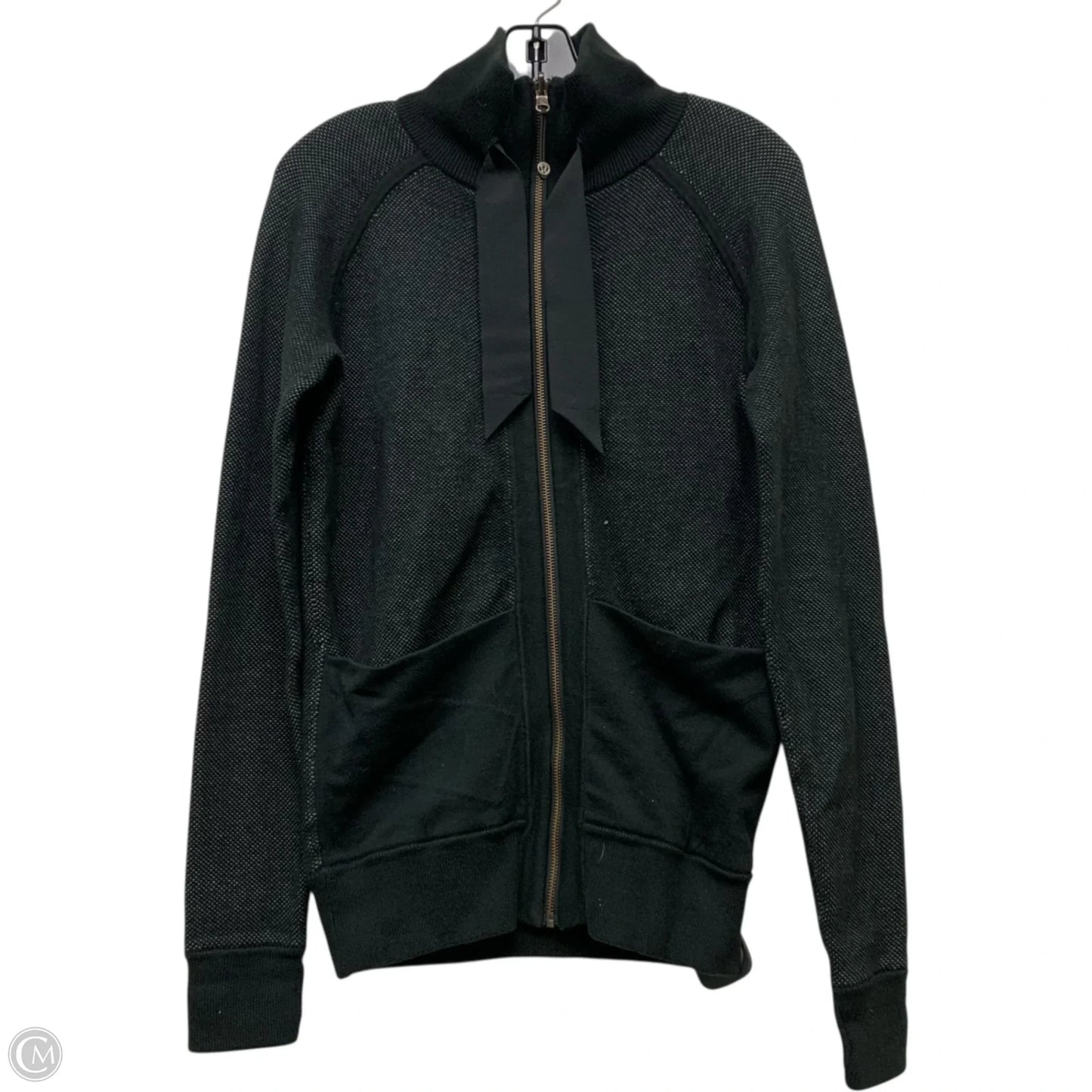 Athletic Jacket By Lululemon In Black, Size: S