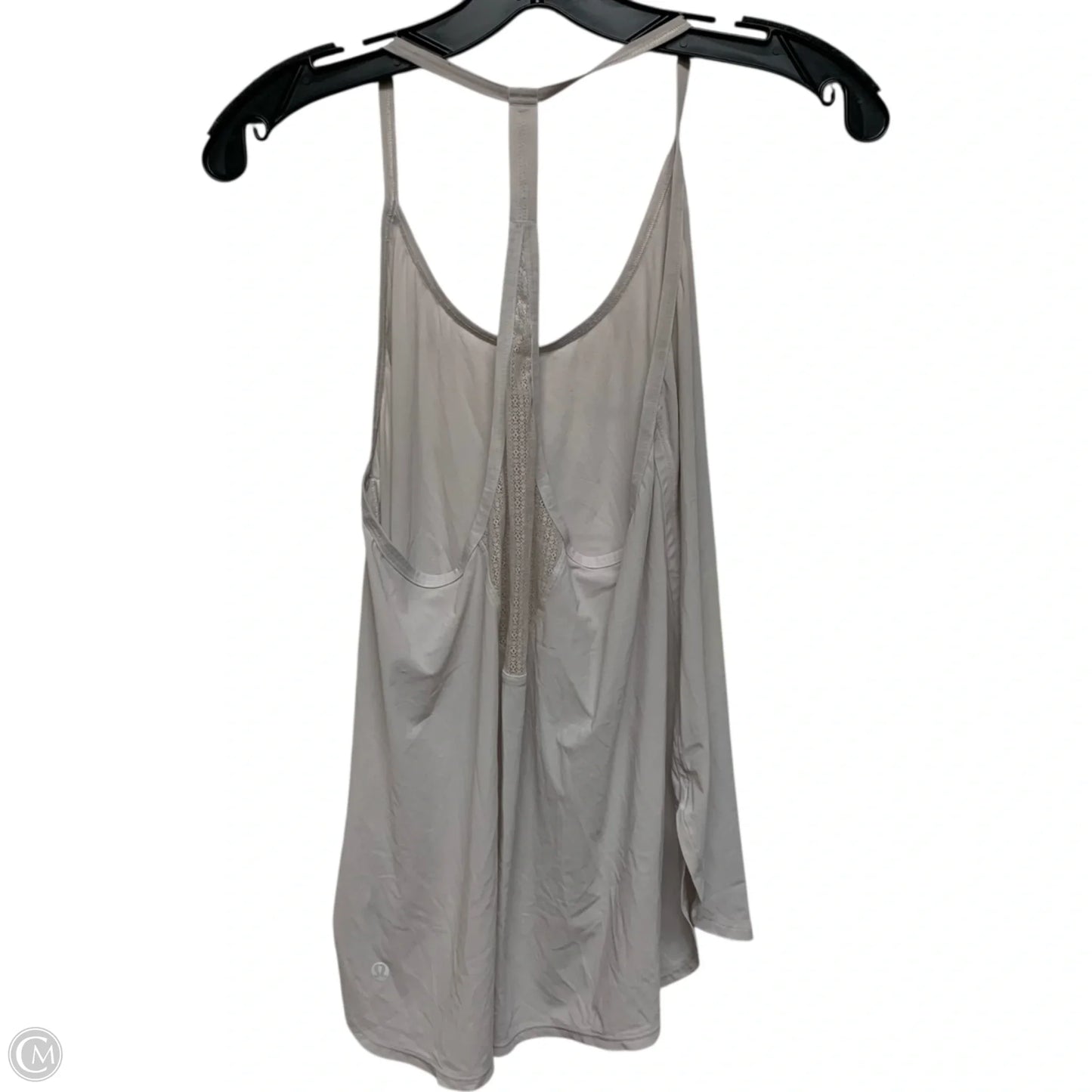 Athletic Tank Top By Lululemon In White, Size: S