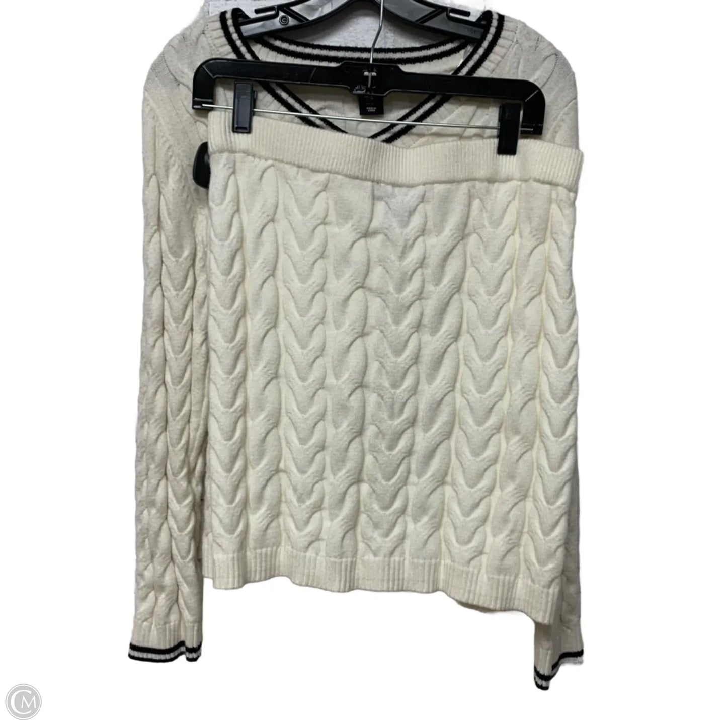 Skirt Set 2pc By Sincerely Jules In Cream, Size: Xl