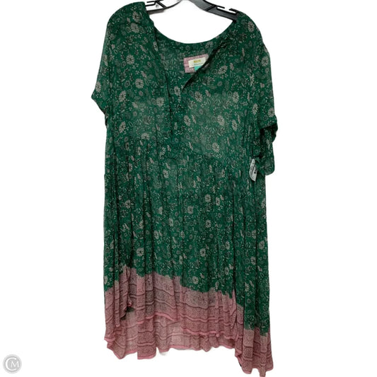 Dress Casual Short By Maeve In Green, Size: 3x