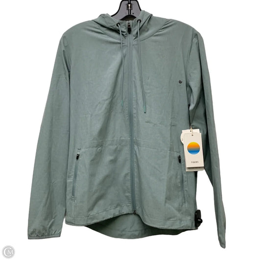 Jacket Windbreaker By Vuori In Blue, Size: S