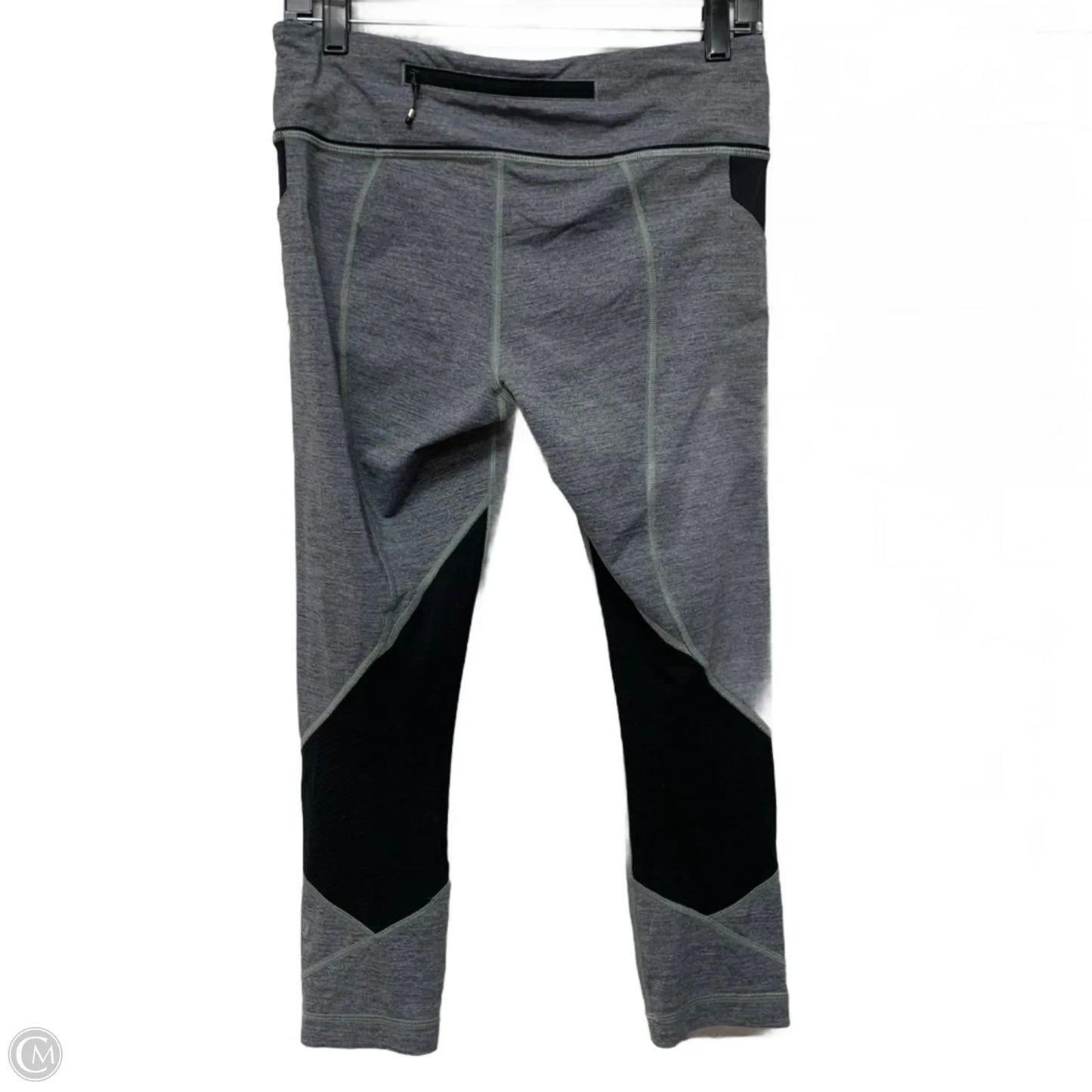 Athletic Leggings Capris By Lululemon In Grey, Size: M