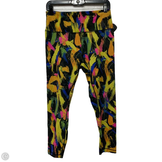 Athletic Leggings By Lululemon In Multi-colored, Size: L