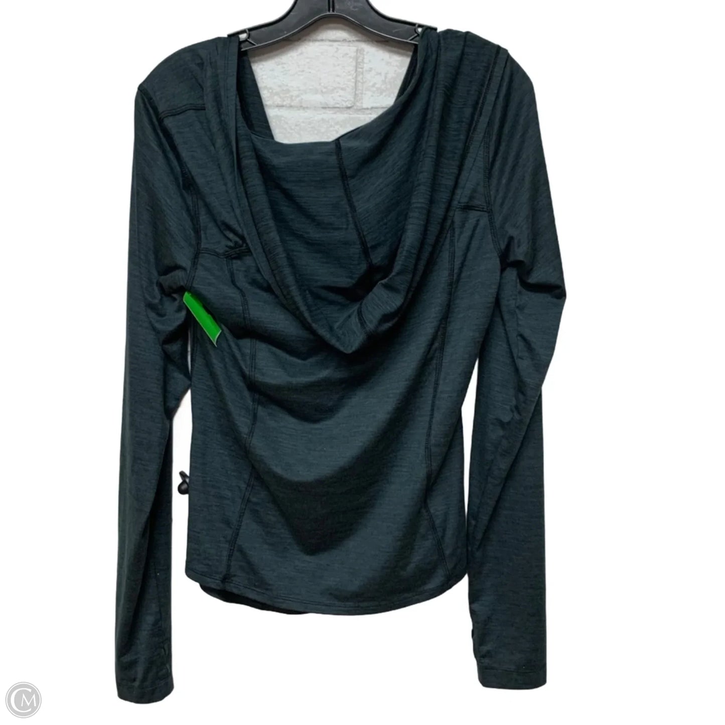 Athletic Top Long Sleeve Hoodie By Free People In Grey, Size: Xl