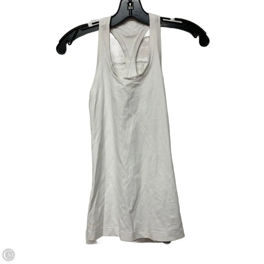 Athletic Tank Top By Lululemon In White, Size: S