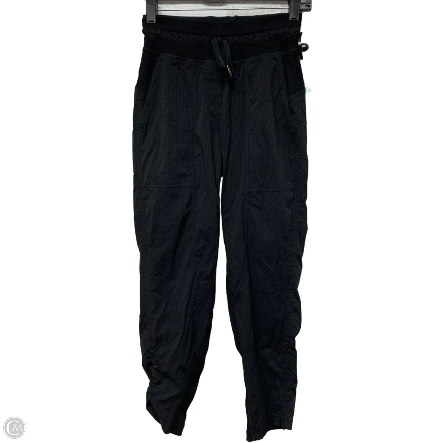 Athletic Pants By Lululemon In Black, Size: Xs