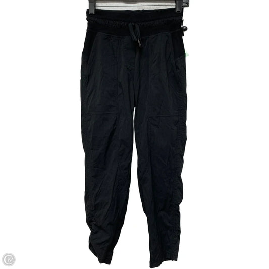 Athletic Pants By Lululemon In Black, Size: Xs