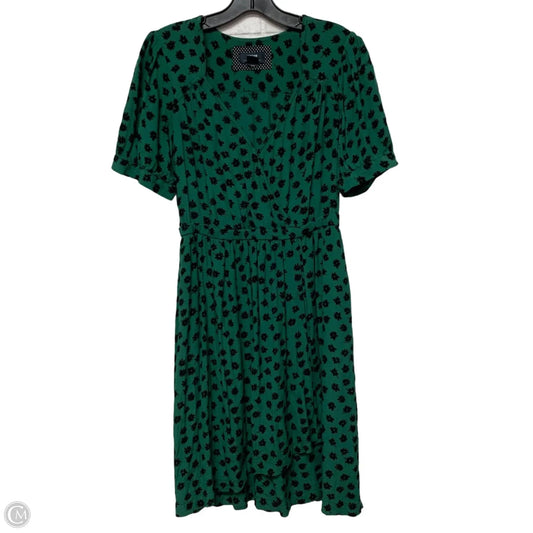 Dress Casual Short By Maeve In Black & Green, Size: M