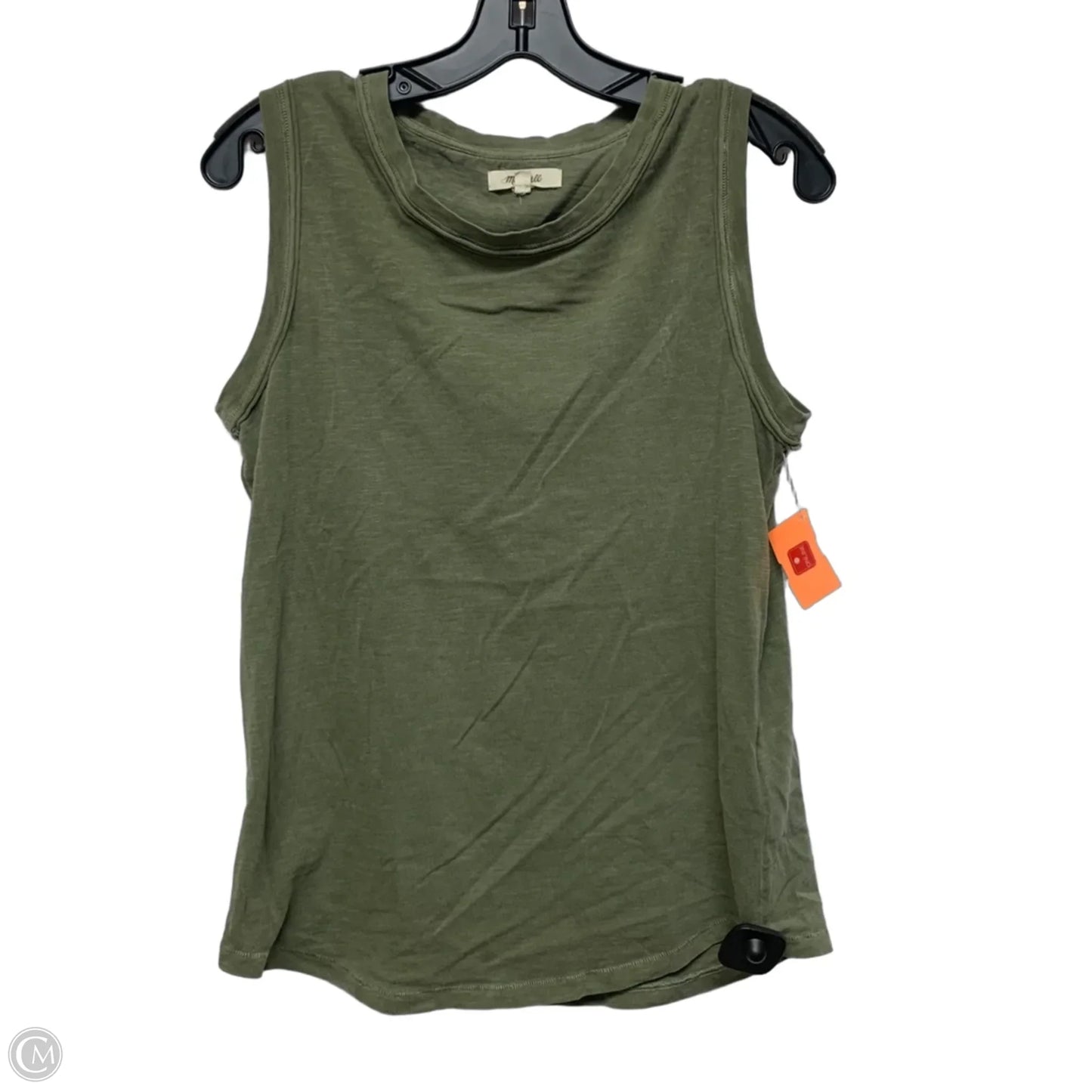 Top Sleeveless Basic By Madewell In Green, Size: S
