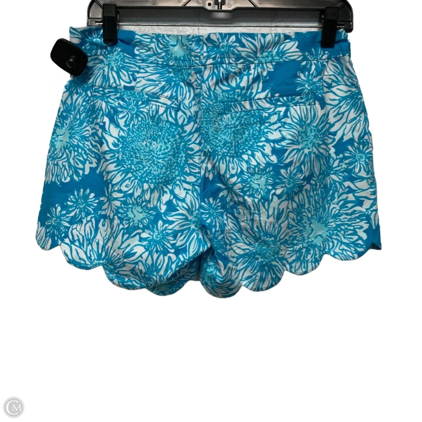 Shorts Designer By Lilly Pulitzer In Blue & White, Size: 2