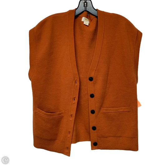 Sweater Short Sleeve By Maeve In Orange, Size: S