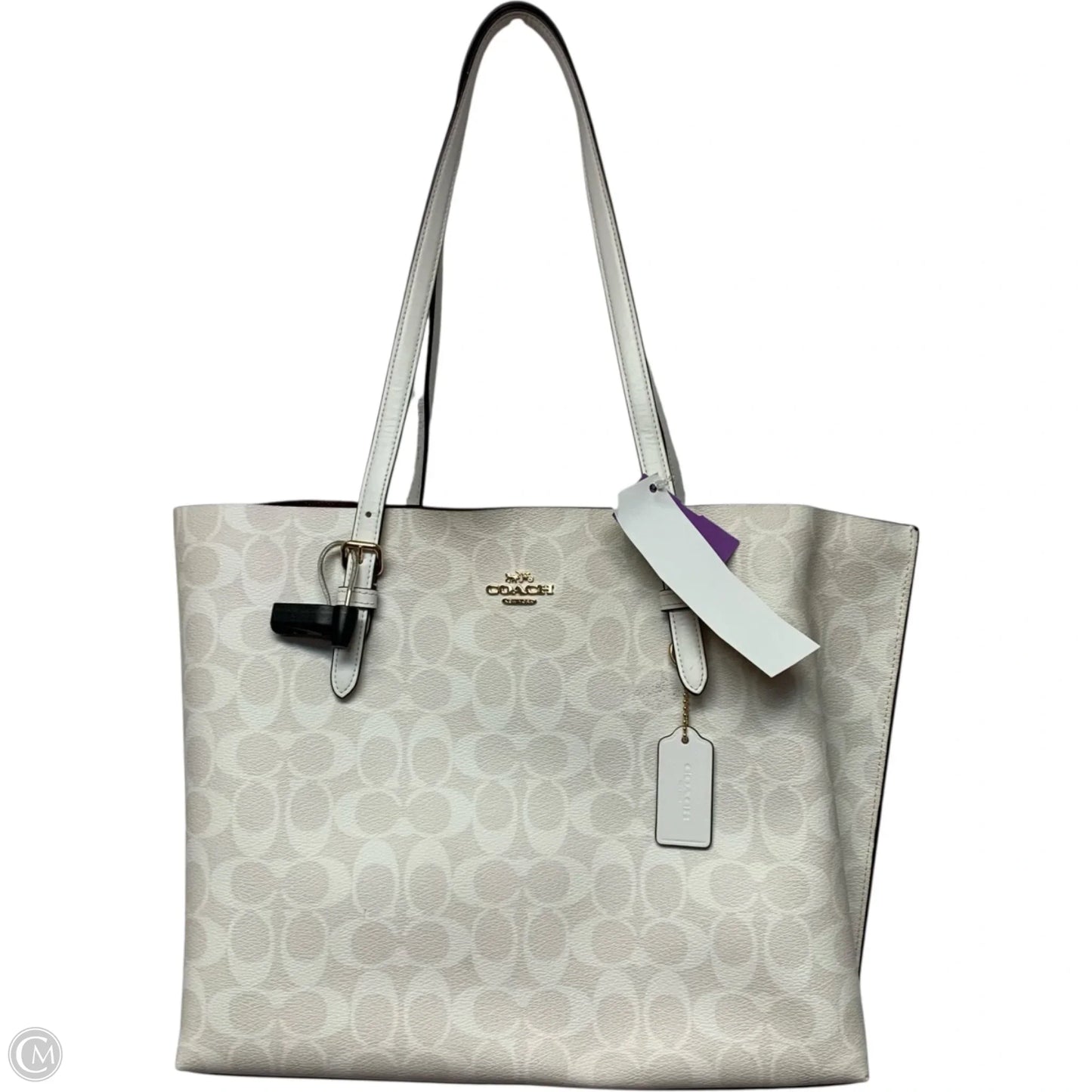 Tote Designer By Coach, Size: Medium