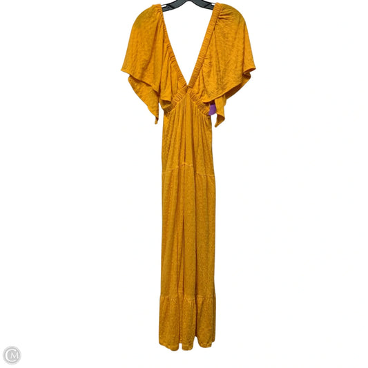Dress Casual Maxi By Free People In Yellow, Size: S