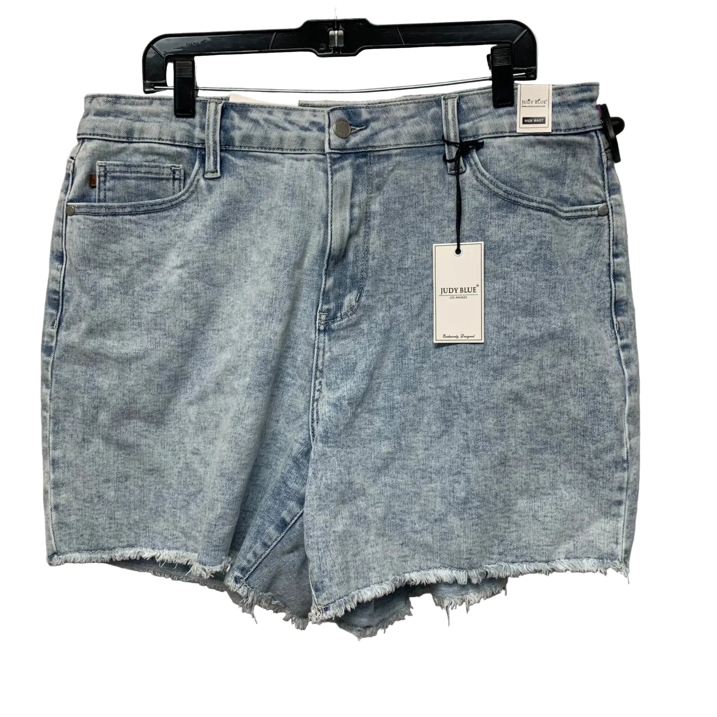 Shorts By Judy Blue In Blue Denim, Size: 2x