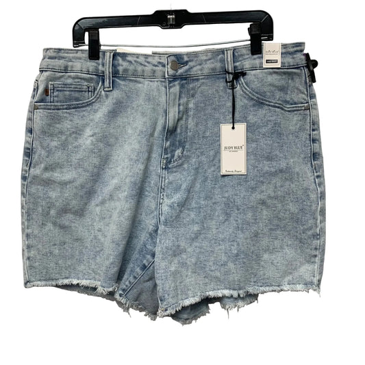 Shorts By Judy Blue In Blue Denim, Size: 2x