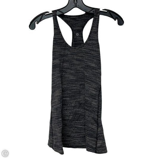 Athletic Tank Top By Lululemon In Grey, Size: S