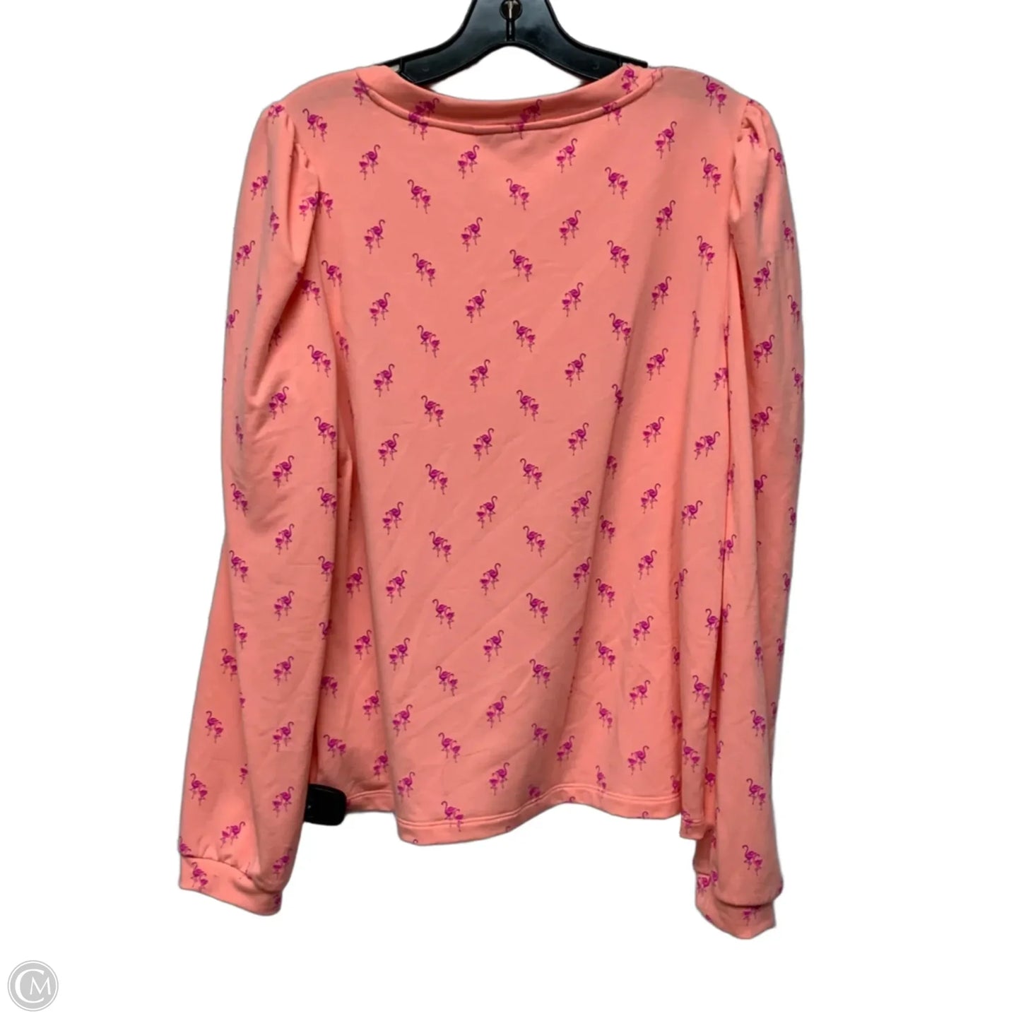Top Long Sleeve Designer By Lilly Pulitzer In Coral, Size: L