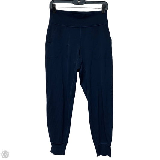 Athletic Leggings By Lululemon In Navy, Size: M