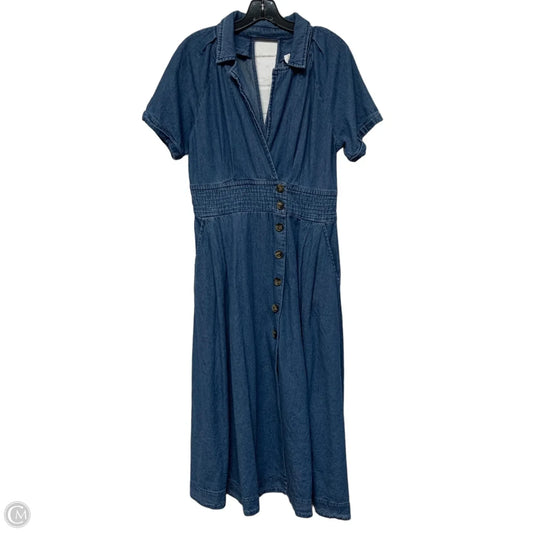 Dress Casual Maxi By Fate In Blue Denim, Size: L
