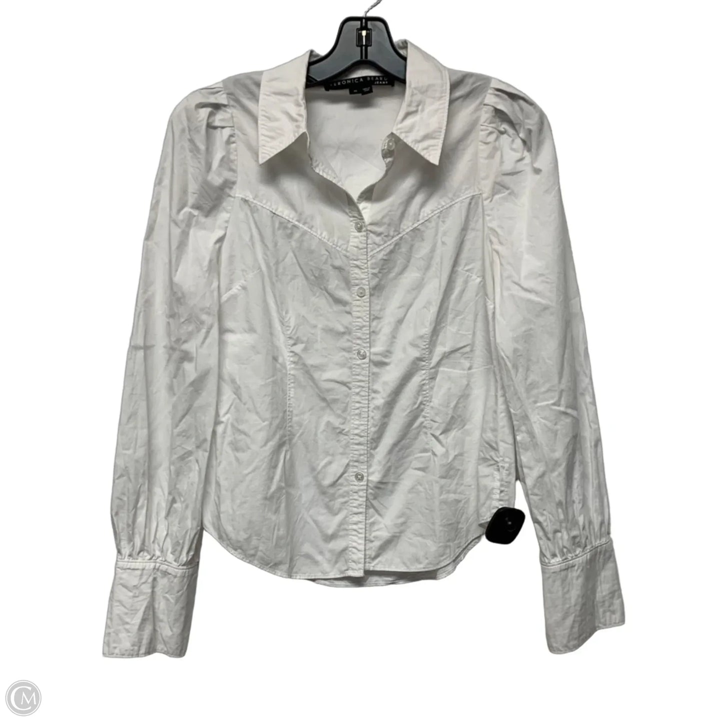 Top Long Sleeve By Veronica Beard In White, Size: Xs
