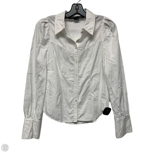 Top Long Sleeve By Veronica Beard In White, Size: Xs