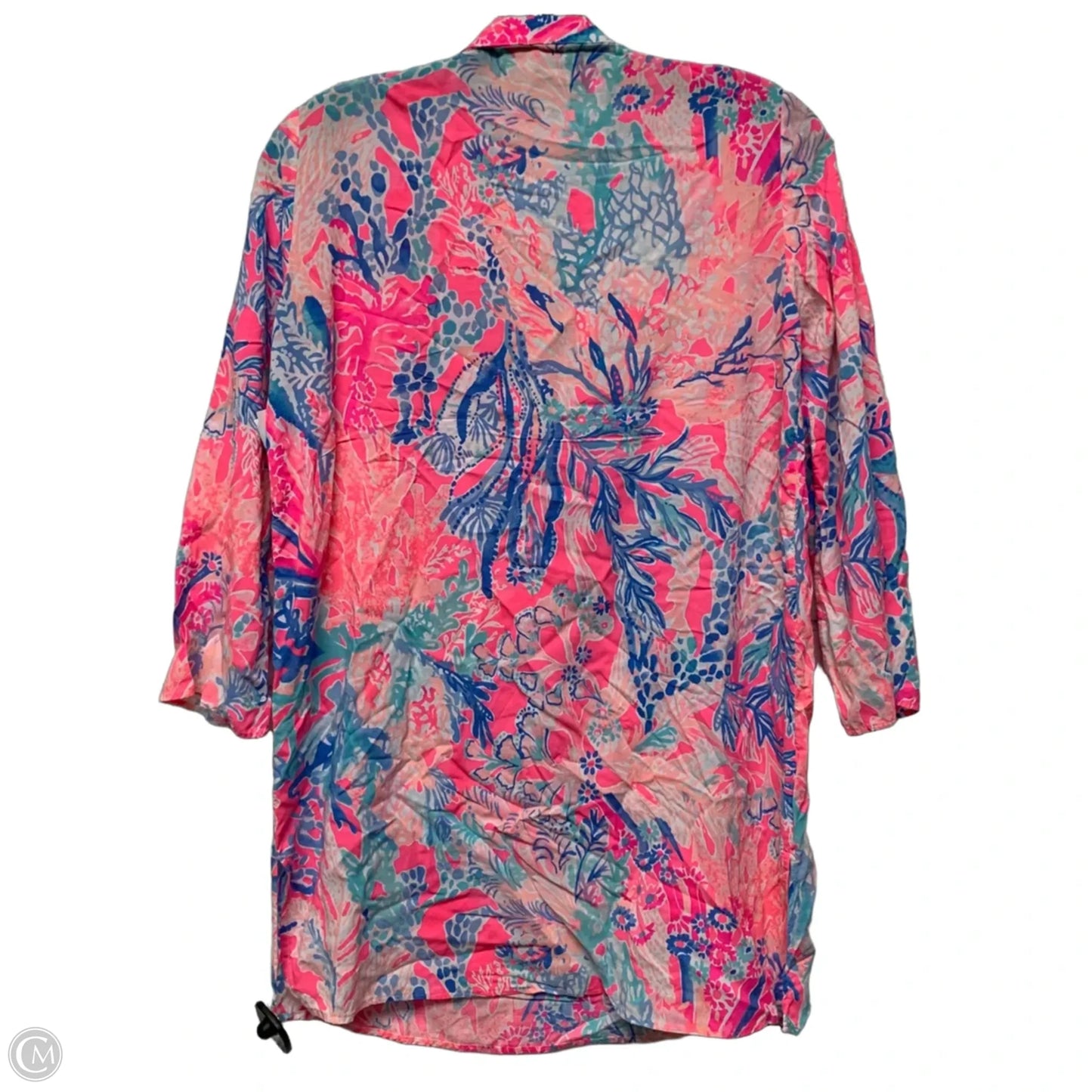 Tunic Designer By Lilly Pulitzer In Blue & Pink, Size: Xxs