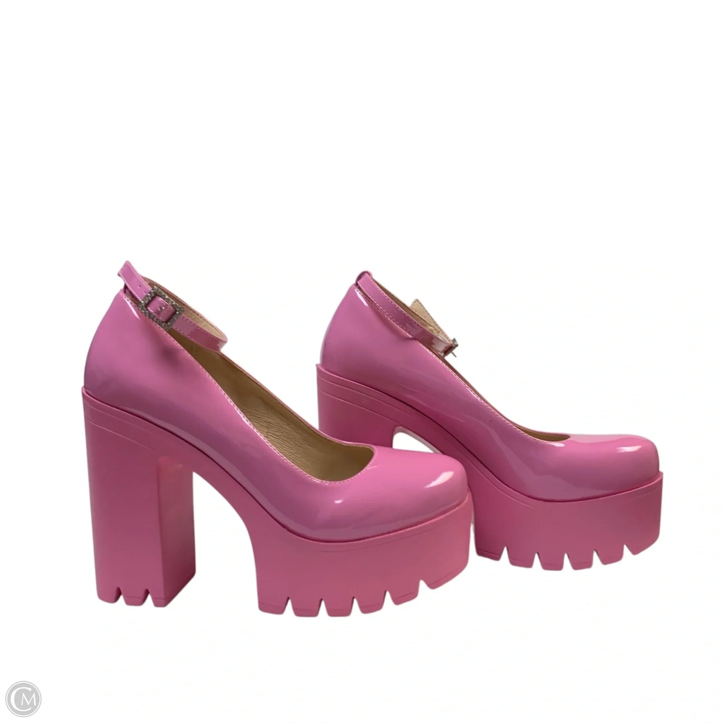 Shoes Heels Block By McKoine In Pink, Size: 9.5