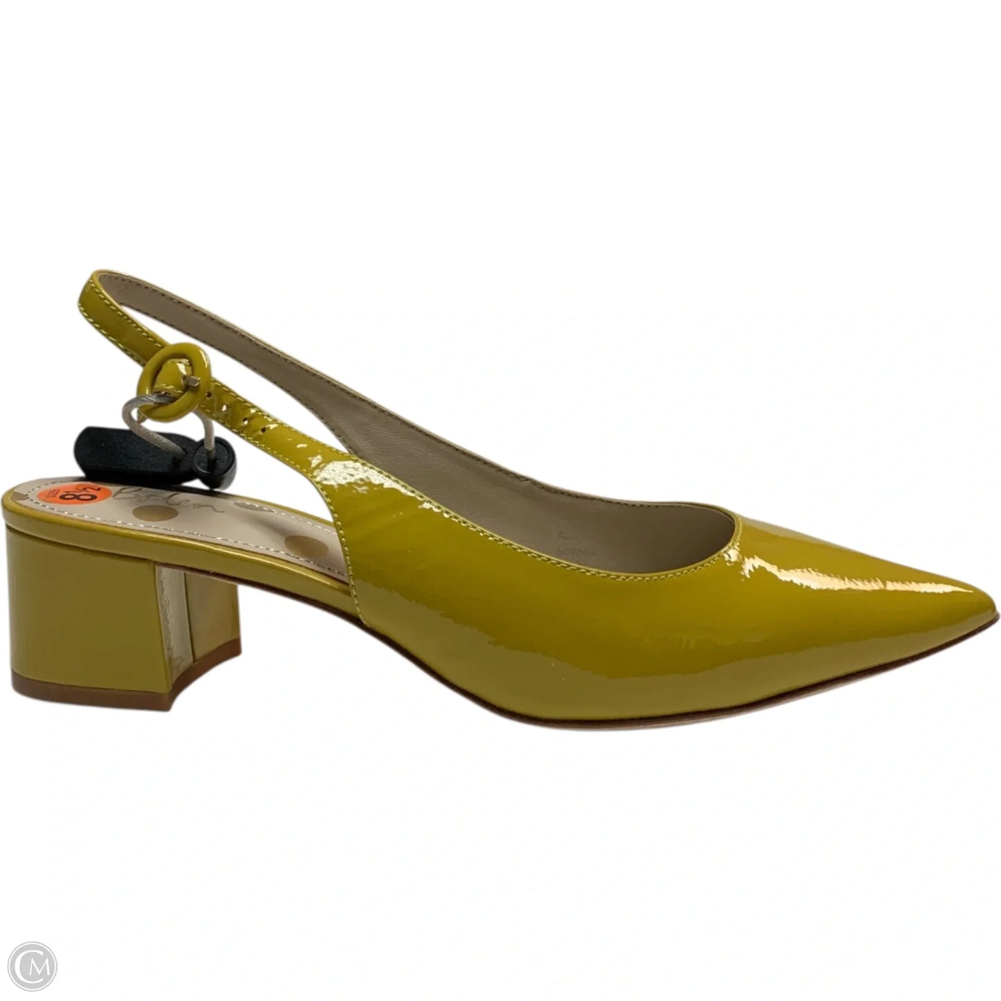 Shoes Heels Block By Boden In Yellow, Size: 8.5