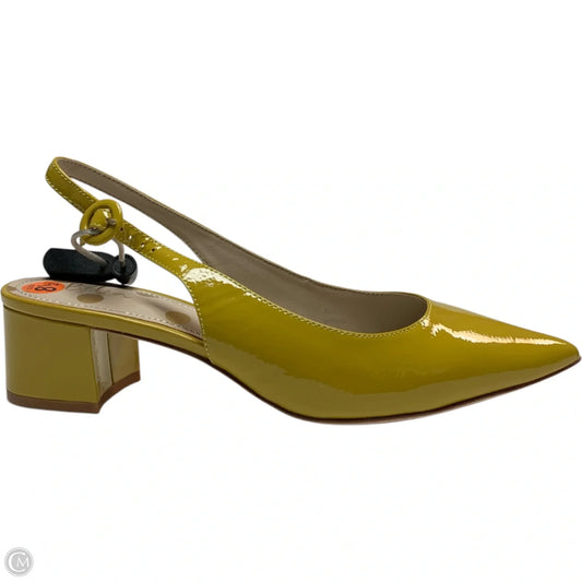 Shoes Heels Block By Boden In Yellow, Size: 8.5