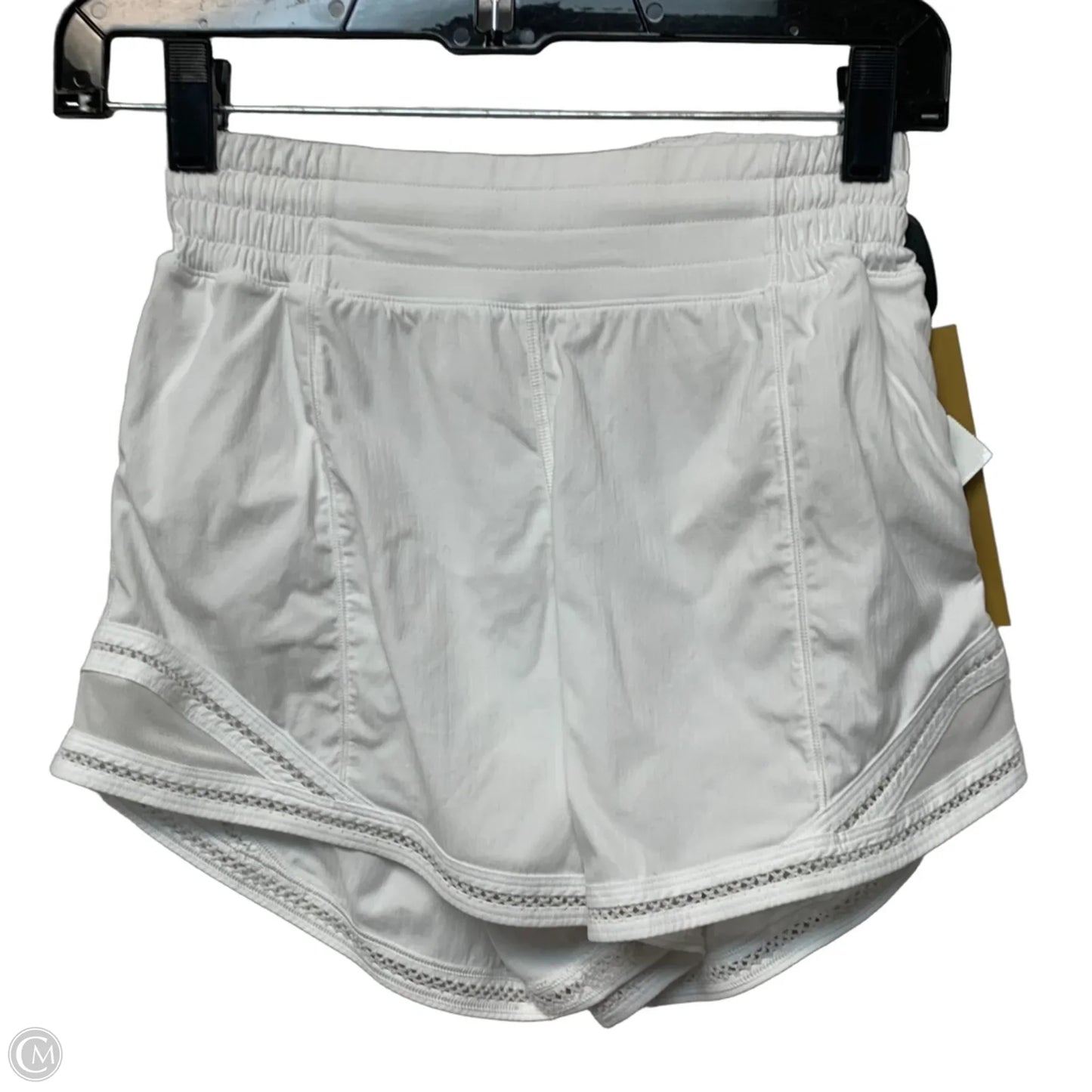 Athletic Shorts By Lululemon In White, Size: Xs