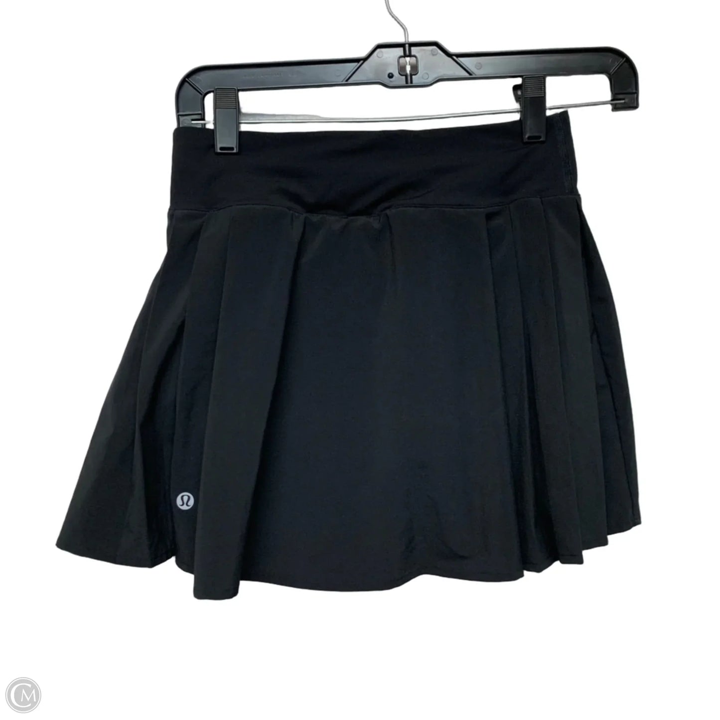 Athletic Skort By Lululemon In Black, Size: Xs