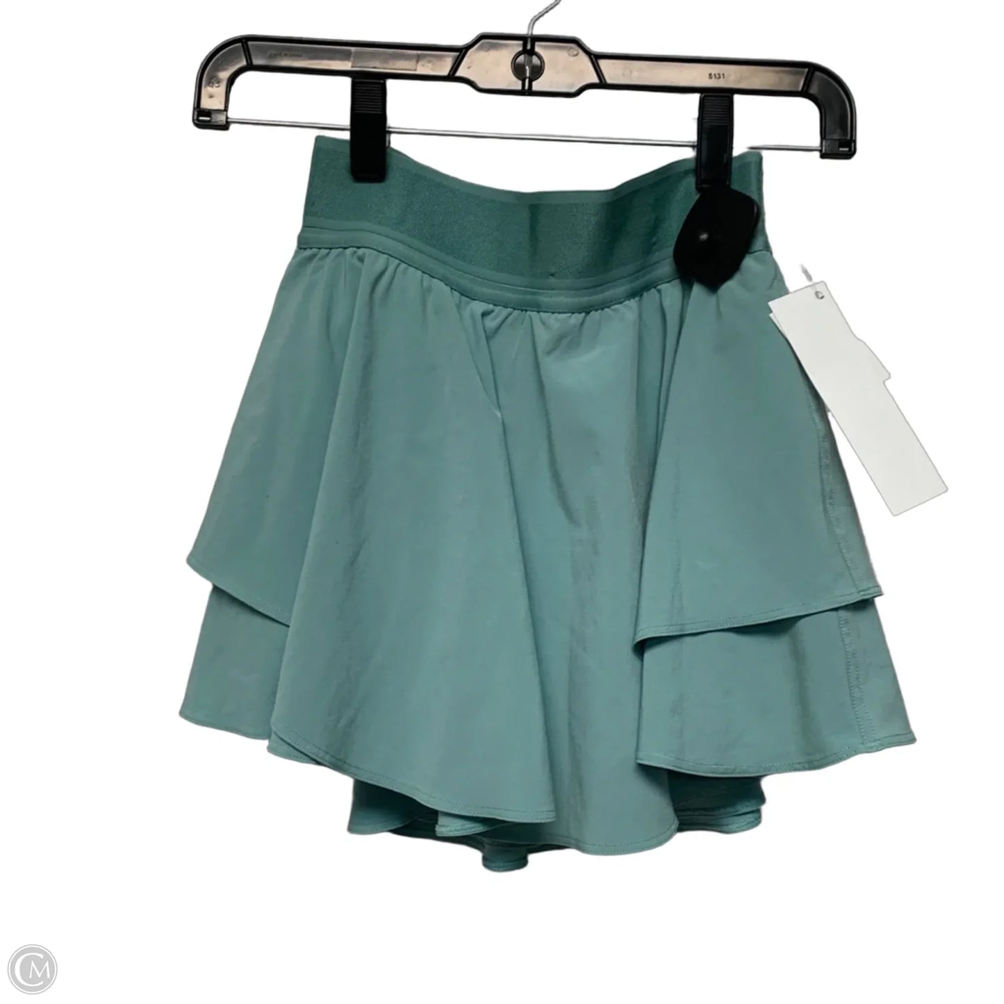 Athletic Skort By Lululemon In Green, Size: Xs