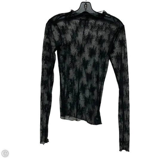 Top Long Sleeve By Free People In Black, Size: S