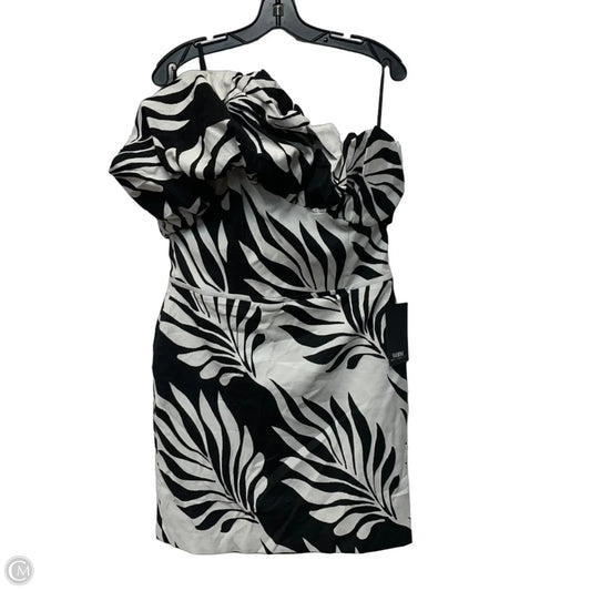 Dress Party Short By White House Black Market In Black & White, Size: L