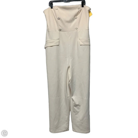 Jumpsuit By Express In Cream, Size: Xl