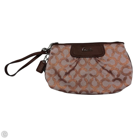 Wristlet Designer By Coach, Size: Medium