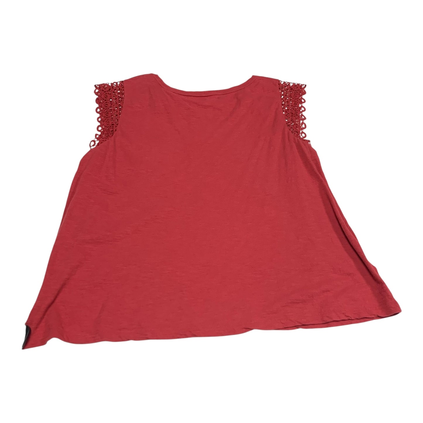 Top Short Sleeve By Loft In Red, Size: Xl