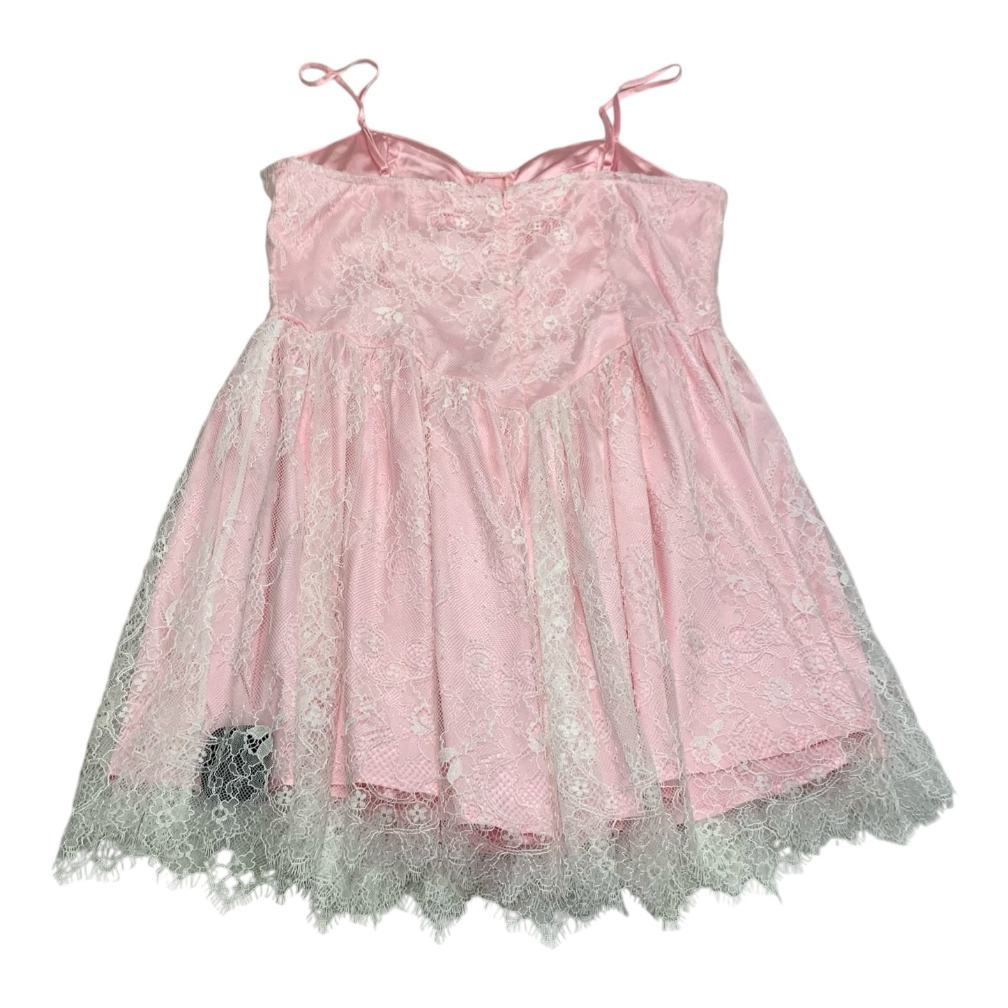 Dress Casual Short By Shein In Pink, Size: Xl