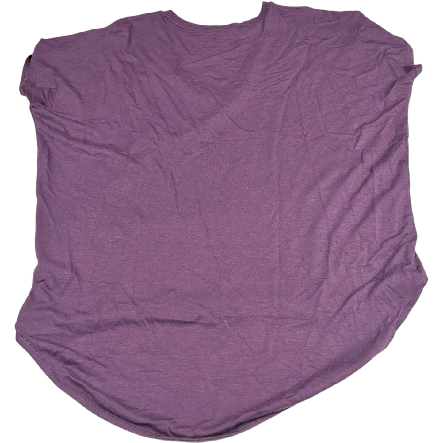 Top Short Sleeve Basic By Express In Purple, Size: M